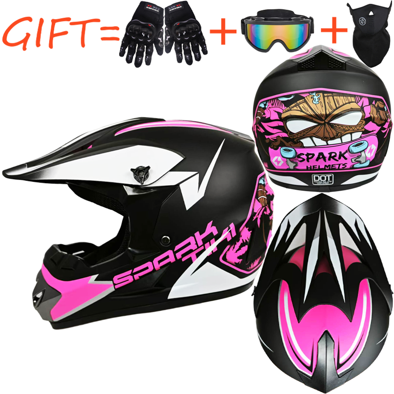 REVR Colorful Helmets Pink Ghost