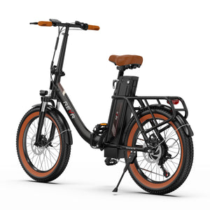 Electric Bike OT16 20'' Fat Tire Step-Thru Electric Bicycle 20MPH